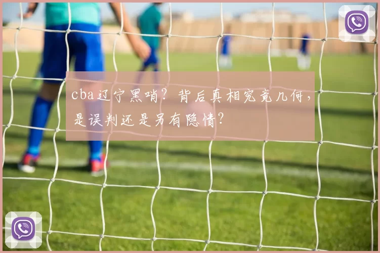 cba辽宁黑哨？背后真相究竟几何，是误判还是另有隐情？